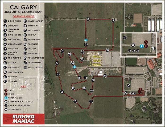 Calgary Course Map 2018